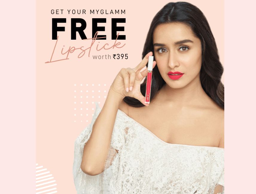 MyGlamm Referral Code ANKI131928 - Get Free Lipstick Worth Rs.599