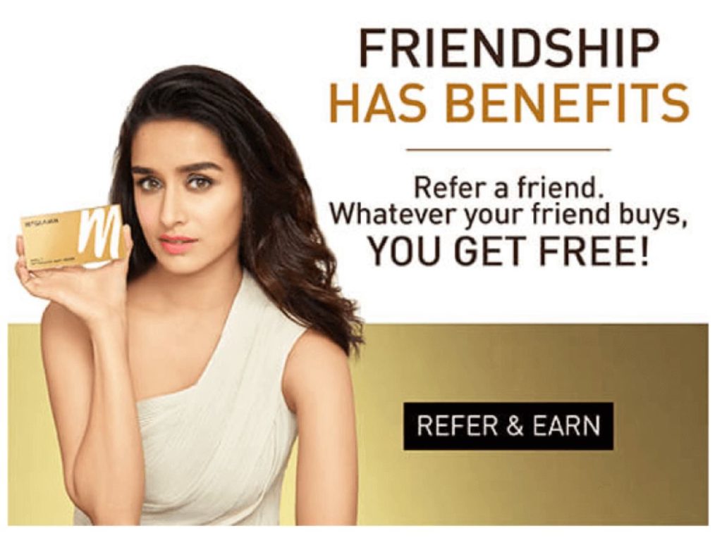 MyGlamm Referral code