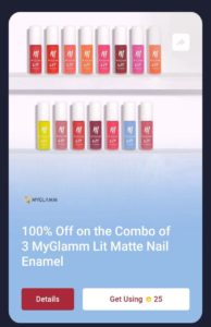 Flipkart Supercoins MyGlamm Deal