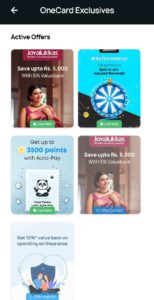OneCard Spin The Wheel Offer