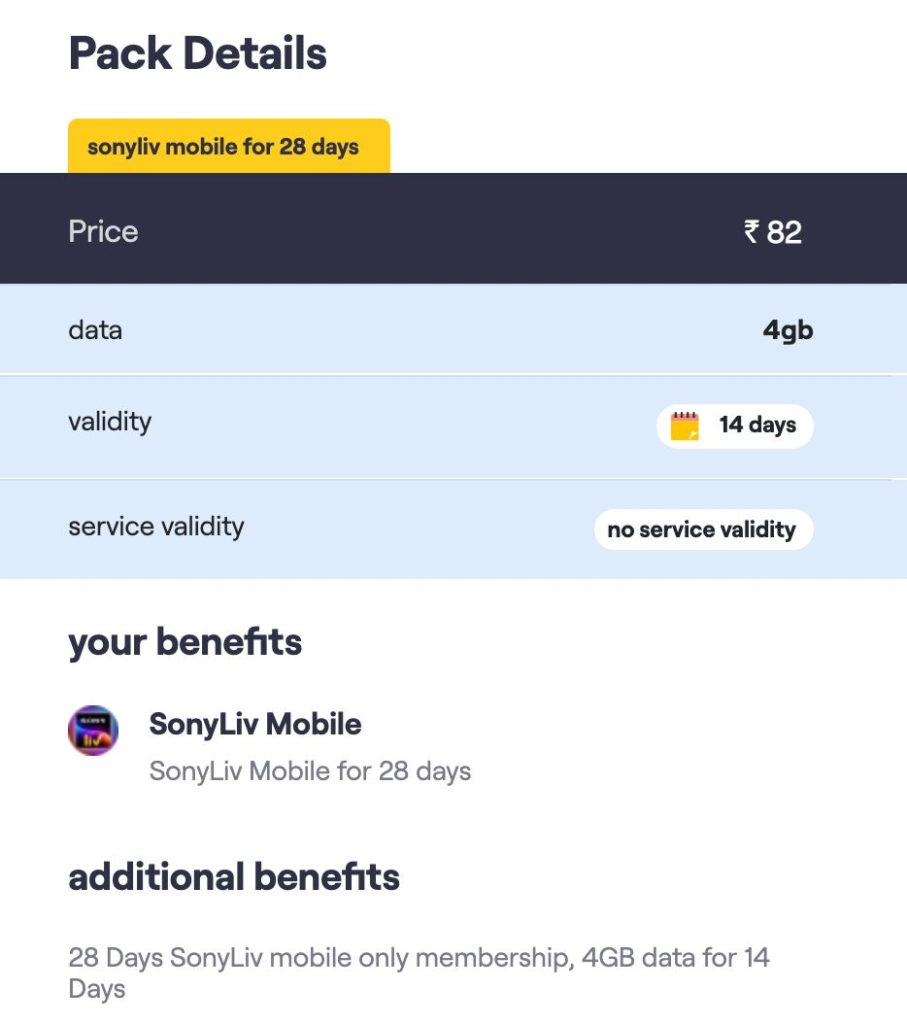 Free SonyLIV Premium Subscription For Vodafone Idea Users