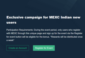 MEXC Exchange Indian Users Campaign