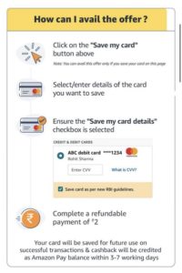 Amazon Mastercard Save Offer