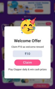 Clapper App Referral Code