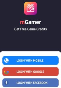 mGamer App Referral Code