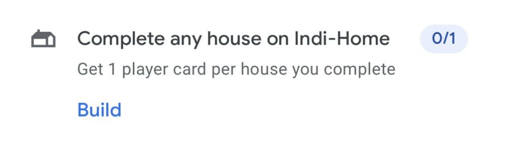 Complete House In Go India & Get Assured Googly Card