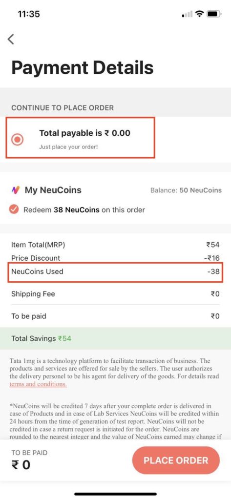 1MG Referral code