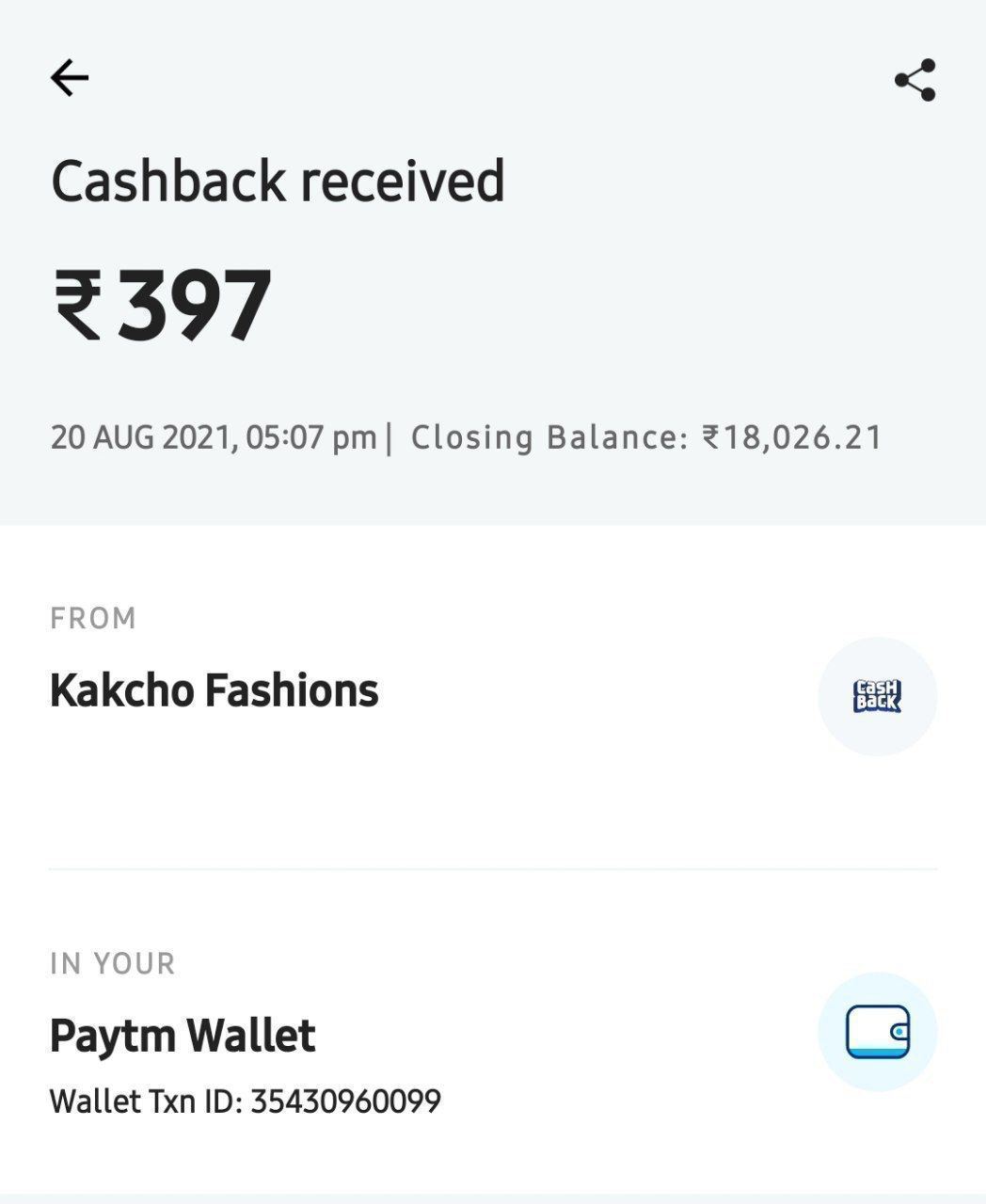 Proof Of Fiva App Free Paytm Cash Giving App