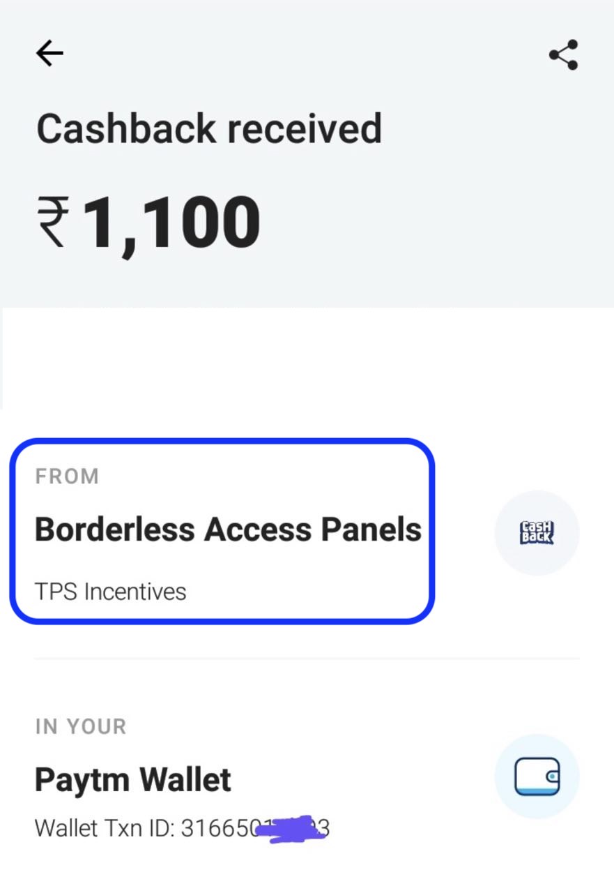 Proof Of Panel station Free Paytm Cash Giving App