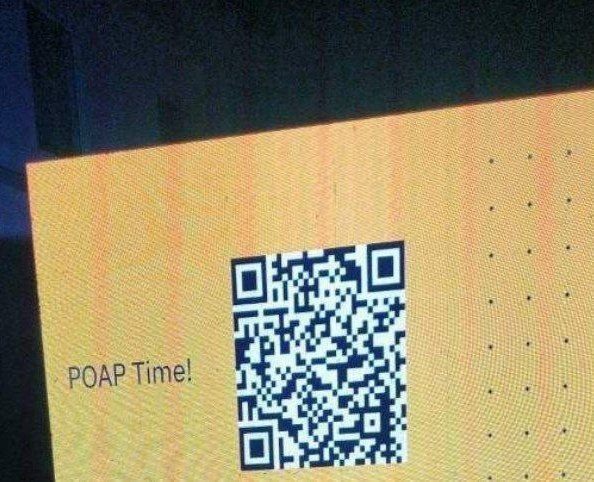 Binance POAP QR code