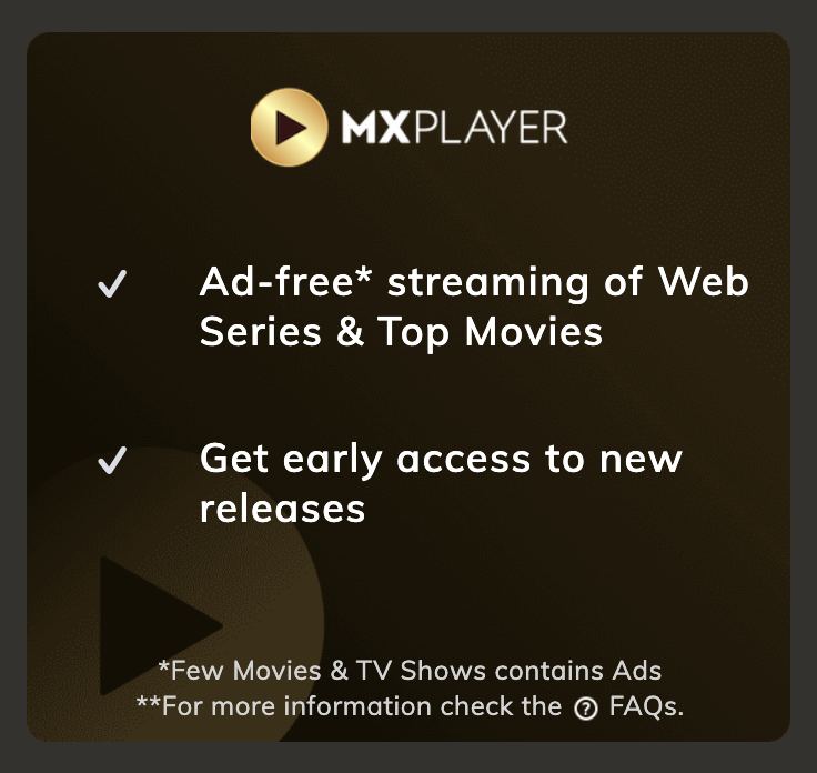 MX Player Ad Free With Free MX Gold Membership
