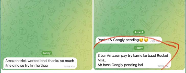 Amazon UPI Trick to Get Googly Card 