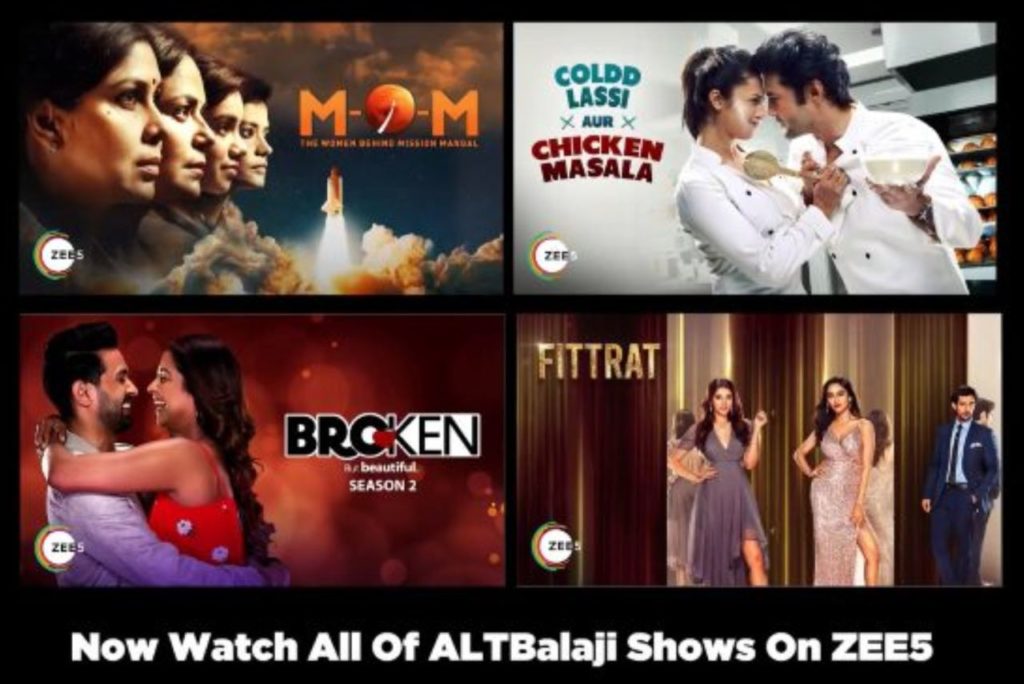 Watch All ALT Balaji Premium Shows Free On ZEE5