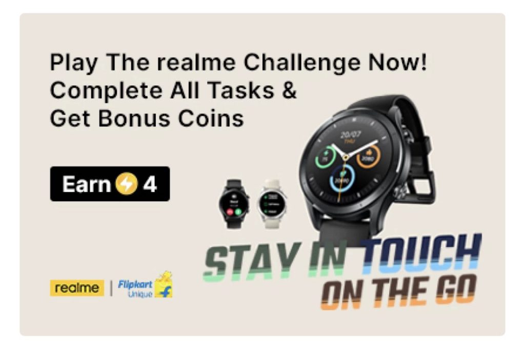 Realme Challenge - Win Instant 4 Free Flipkart Supercoins
