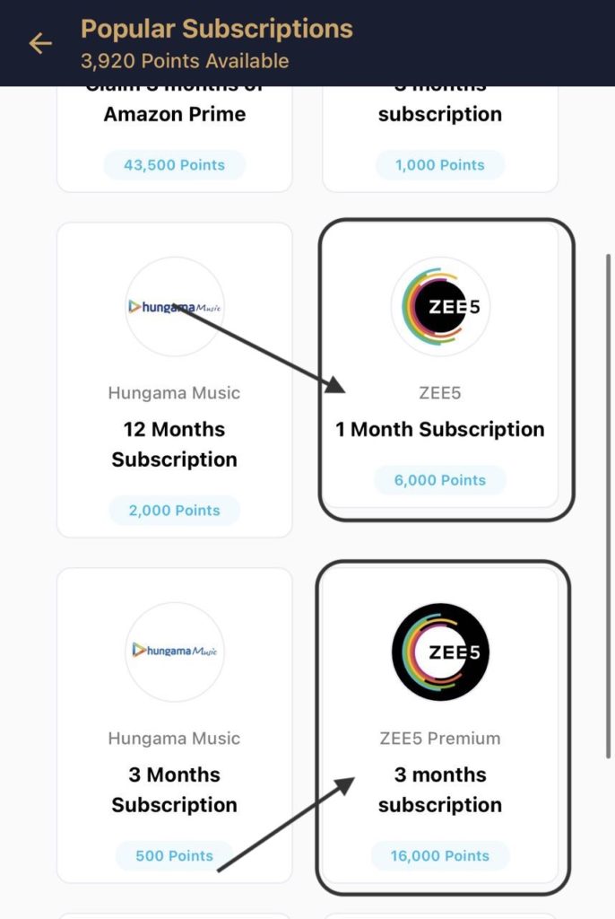 Free ZEE5 Premium Membership With Paytm Cashback Points