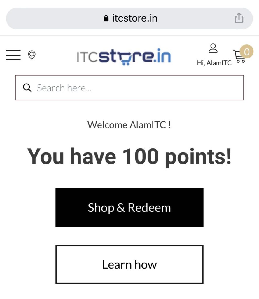 ITC Store Free Magic Points 