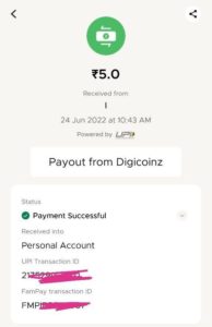 DigiCoinz App Refer Earn