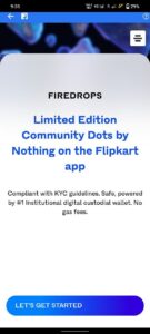 Mint Flipkart Fire Drops Nothing NFT