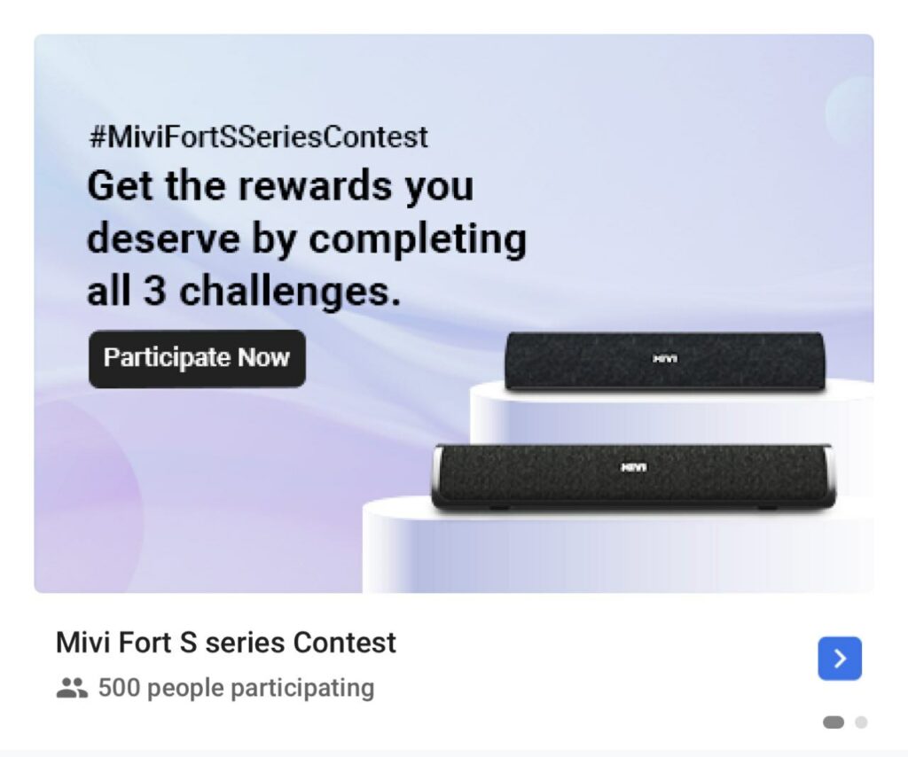 Flipkart - Mivi Fort S series contest - Earn 4 Supercoins