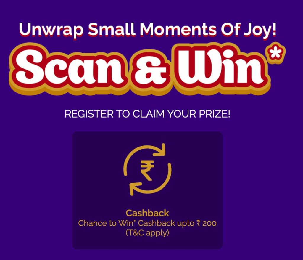 Cadbury Choclairs Gold Spin & Win Offer