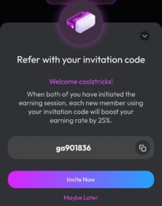 PlayFi Network App Referral Code