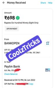 Daily Free PayTM Cash Websites