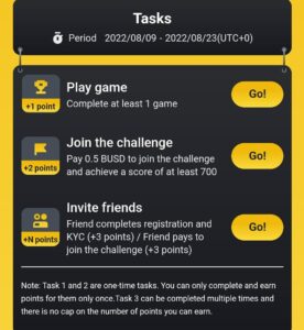 Binance Play Game QR Code Win BUSD