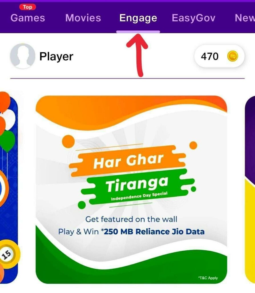 MyJio 'Har Ghar Tiranga'