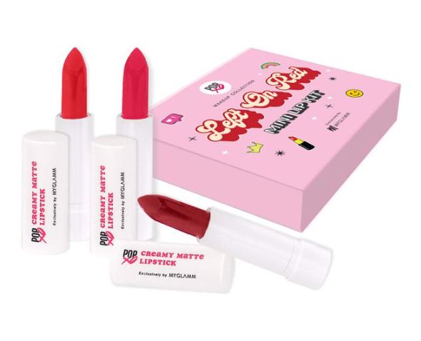[Free Lipstick Sample In India] Popxo Branded 3 Lipsticks Mini Pack FREE
