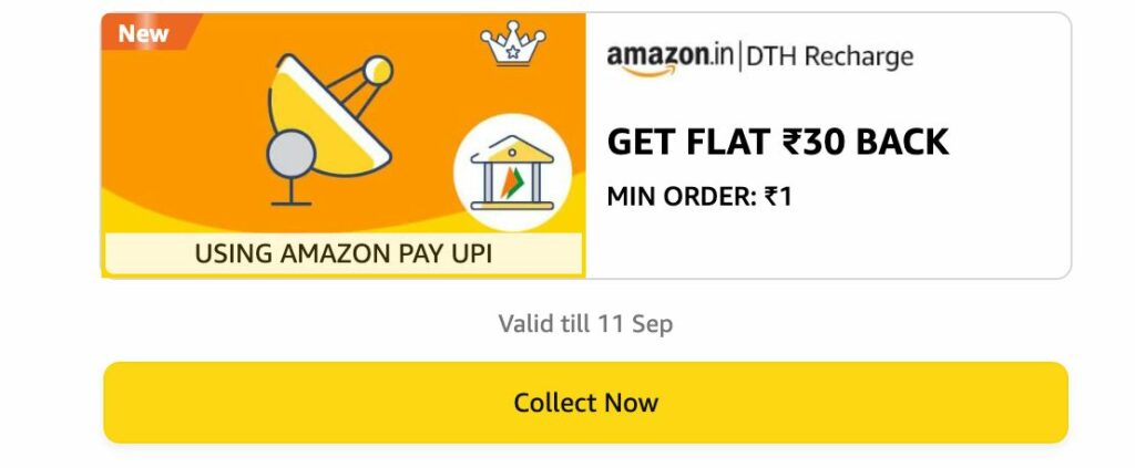 Amazon DTH Recharge Offer