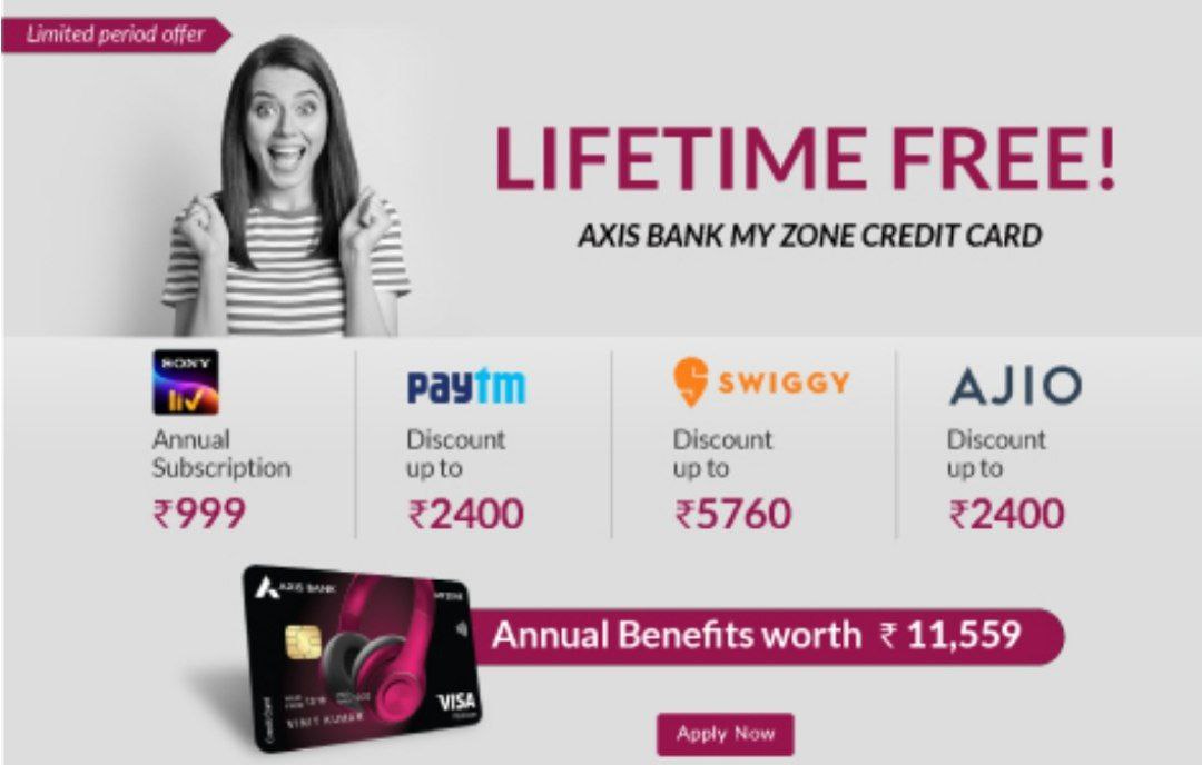 Flipkart Axis Bank My Zone Credit Card