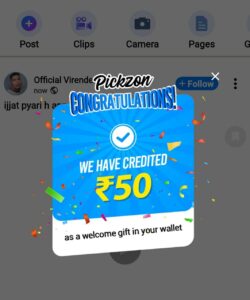 PickZon Free PayTM Cash