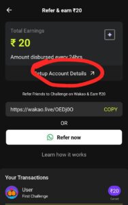 Wakao App Referral Code