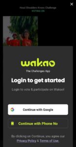 Wakao App Referral Code