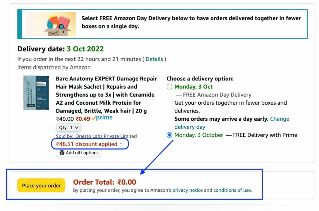 Amazon Free Sample Products