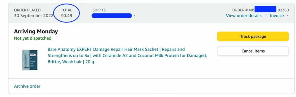 Amazon Free Sample Products