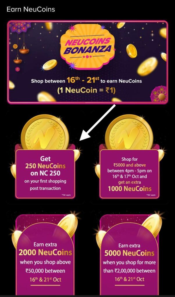 TataNeu ₹250 Free Shopping Trick :-