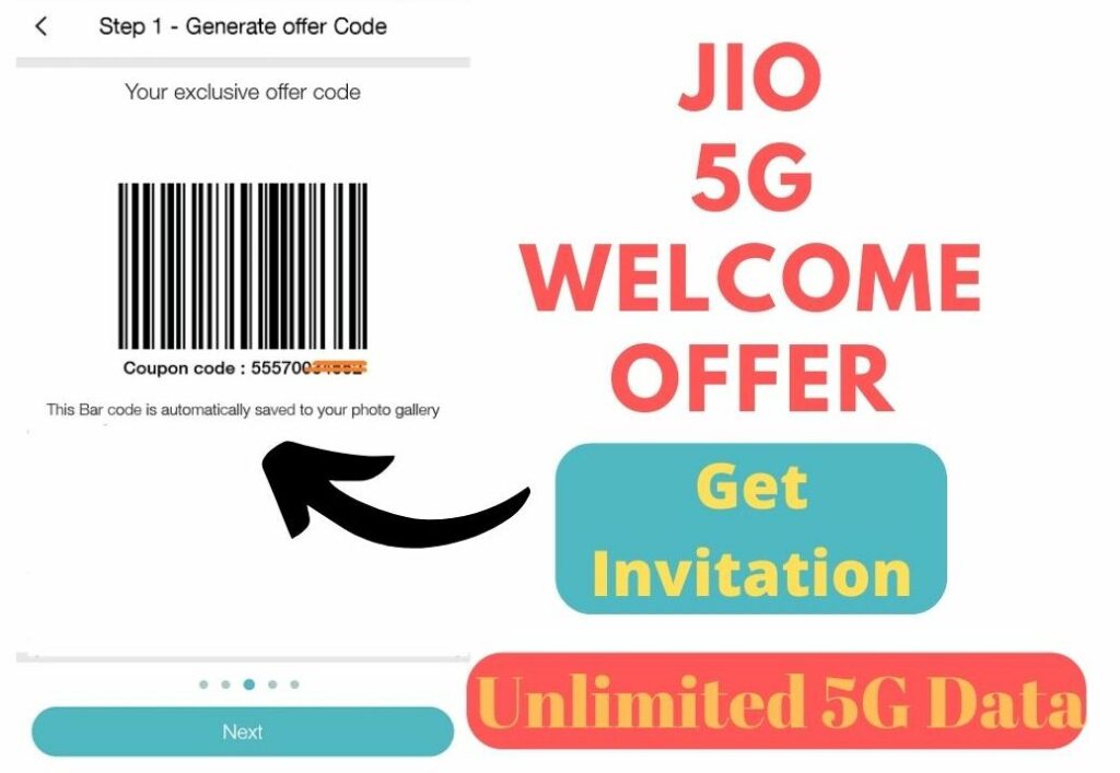 How to Get the Jio 5G Welcome offer Invite? 