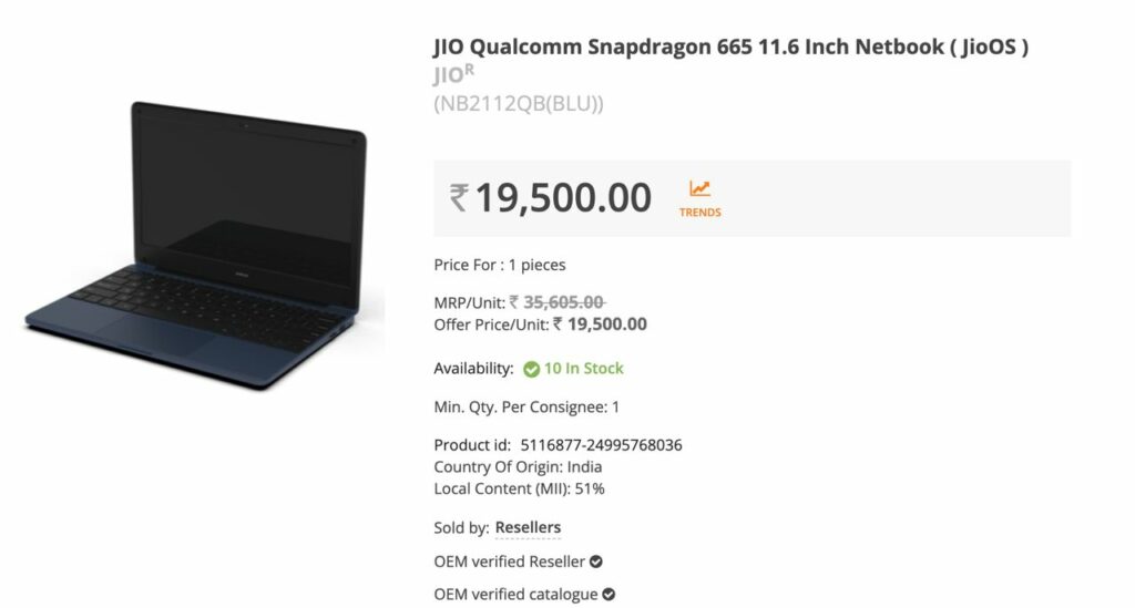 JioBook Laptop Now Launched In India