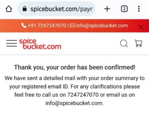 Spice Bucket Govind Masala Free Sample