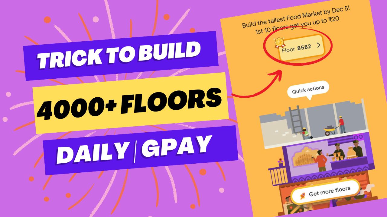Tricks To Build Food Market Floors Daily In Google Pay