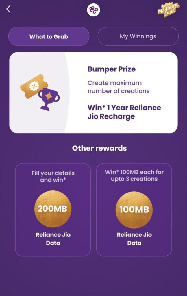 Win Free 500MB Jio Data From MyJio Madbury Duet Offer