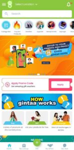 Gintaa App Refer Earn