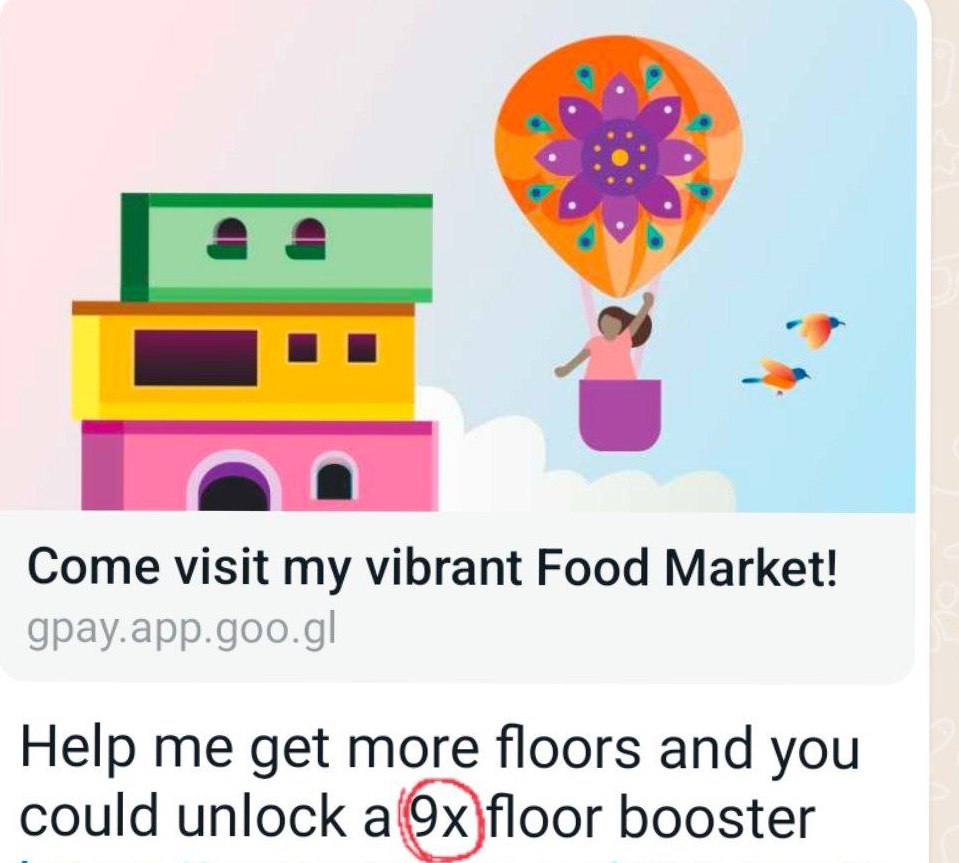 How to claim 9X booster in Google Pay Food Market Offer