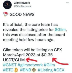 Glim Network Mining App Referral Code