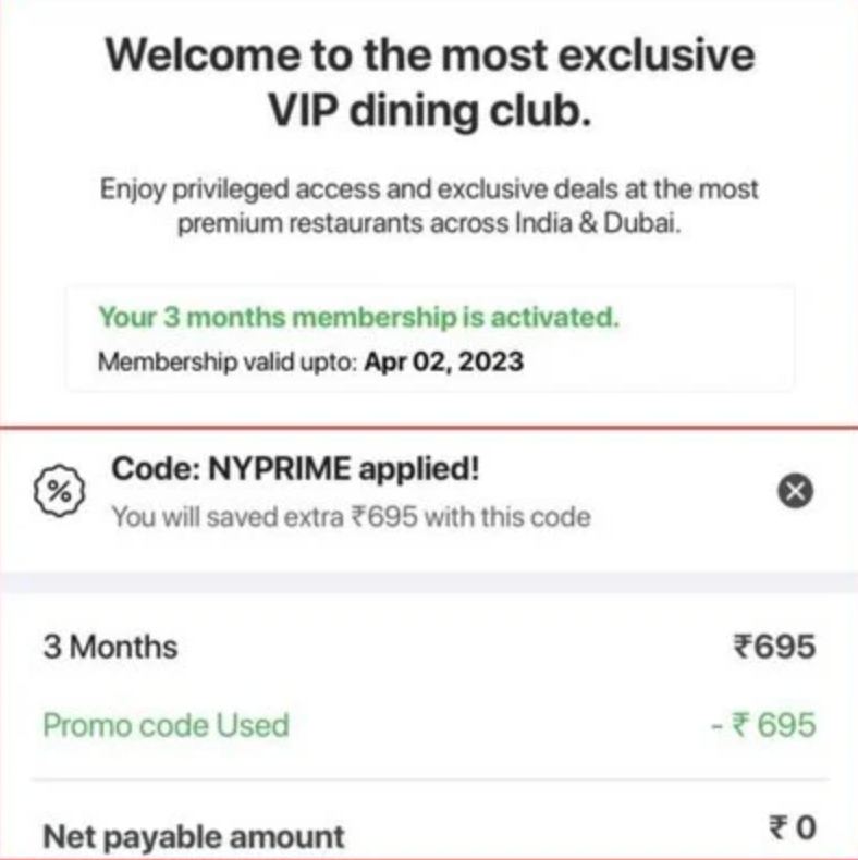How to get Eazydiner 3 Months Free Prime Membership