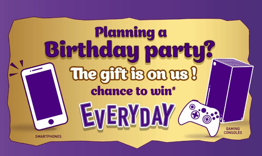 Cadbury Choclairs Gold – SMS & Win Smartphones & Gaming Consoles