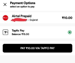 Tapfo App Refer Earn Free Recharge