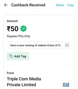 iTAP Gaming App Refer Earn Free PayTM Cash