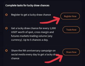 Poloniex 9th Anniversary Campaign